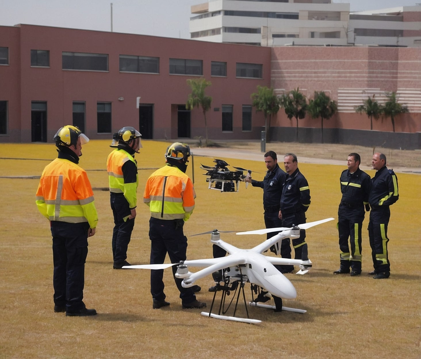 Tecnología aérea en la seguridad pública
